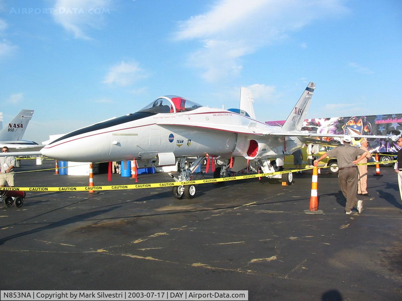 N853NA, McDonnell Douglas F/A-18A Hornet C/N 161744, Dayton Airshow 2003