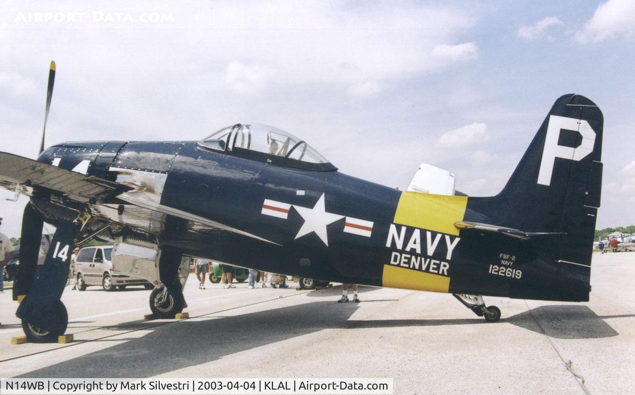 N14WB, Grumman F8F-2 (G58) Bearcat C/N D.1148, Sun-n-Fun 2003