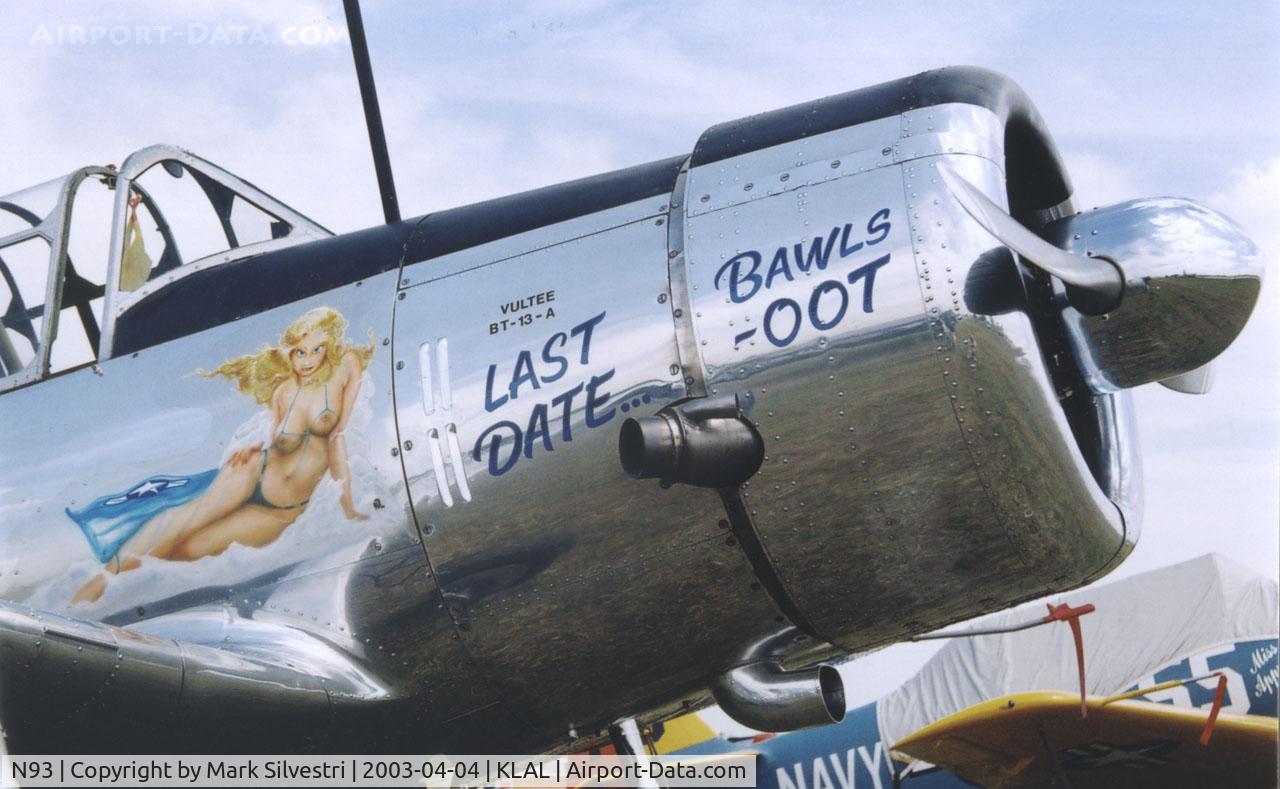 N93, 1943 Convair BT-13A Valiant C/N 9102, Sun-n-Fun 2003
