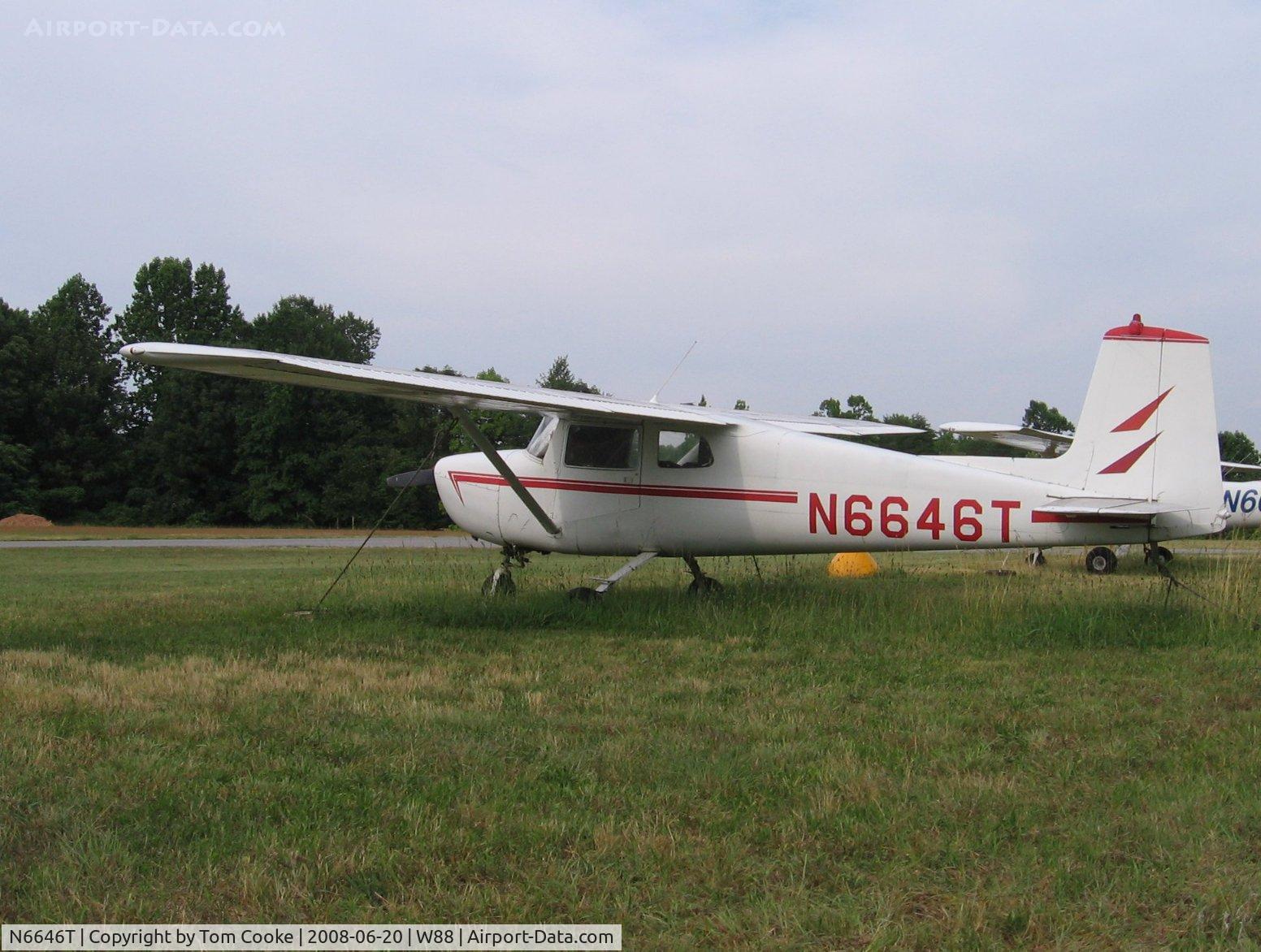N6646T, 1960 Cessna 150A C/N 15059046, fastback 150