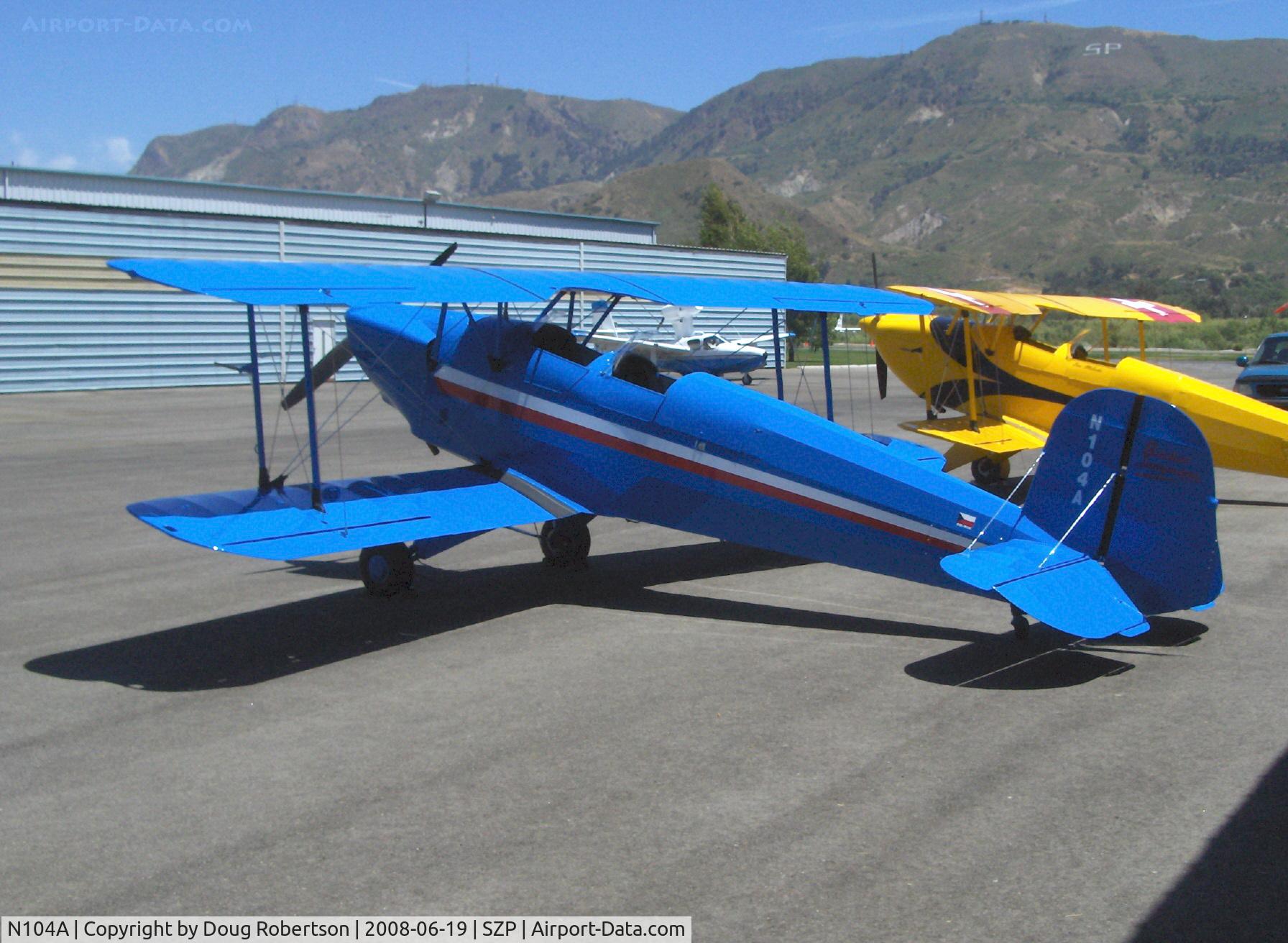 N104A, 1947 Aero C.104S Jungmann C/N 212, 1947 Bucker Jungmann BU 1.131, Lycoming O&VO-360 180 Hp upgrade