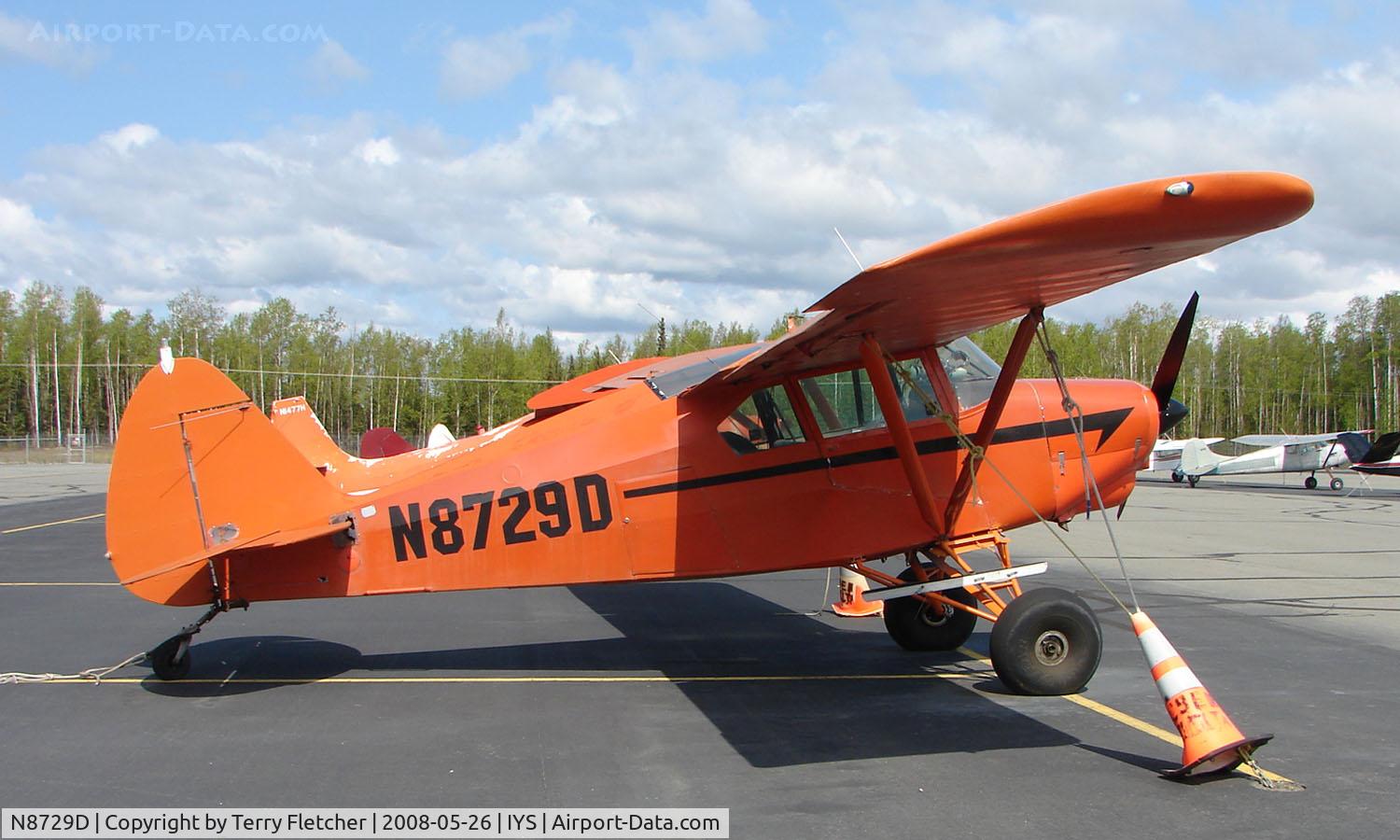 N8729D, 1958 Piper PA-22-160 Tri Pacer C/N 22-5910, 1958 Piper Pa-22-160 at Wasilla AK