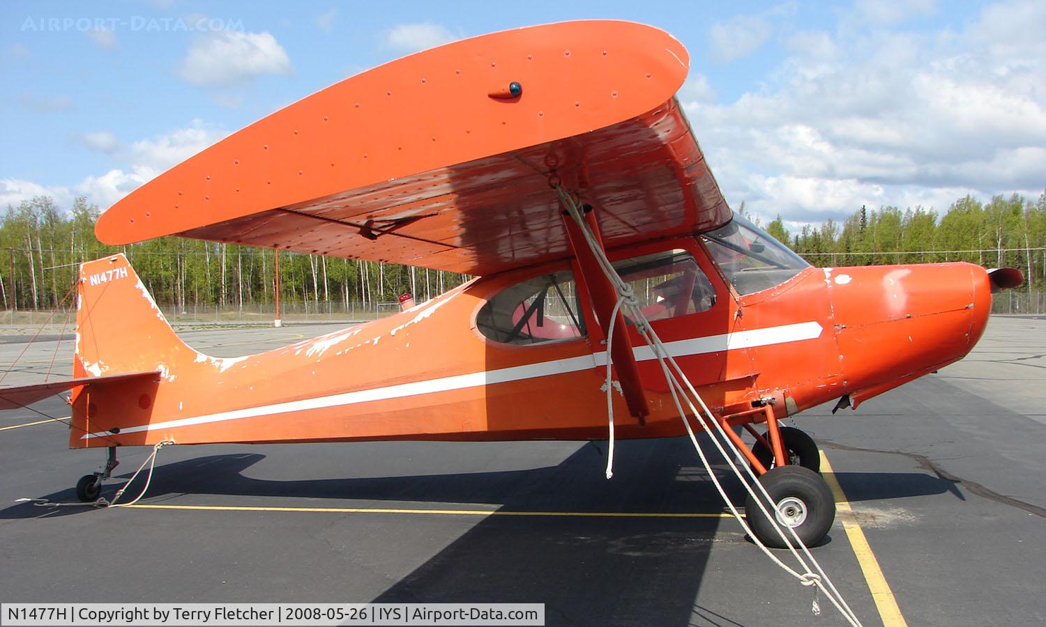 N1477H, 1951 Aeronca 15AC Sedan C/N 15AC-545, 1951 Aeronca 15AC at Wasilla AK