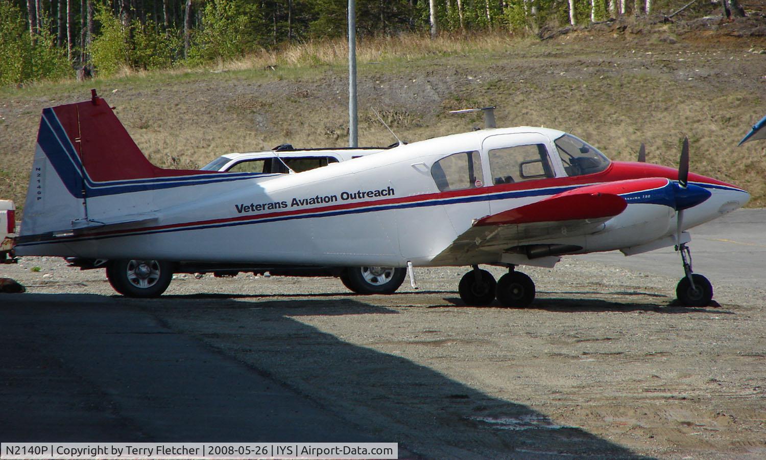 N2140P, 1956 Piper PA-23 Apache C/N 23-733, 1956 Piper Pa-23 at Wasilla AK