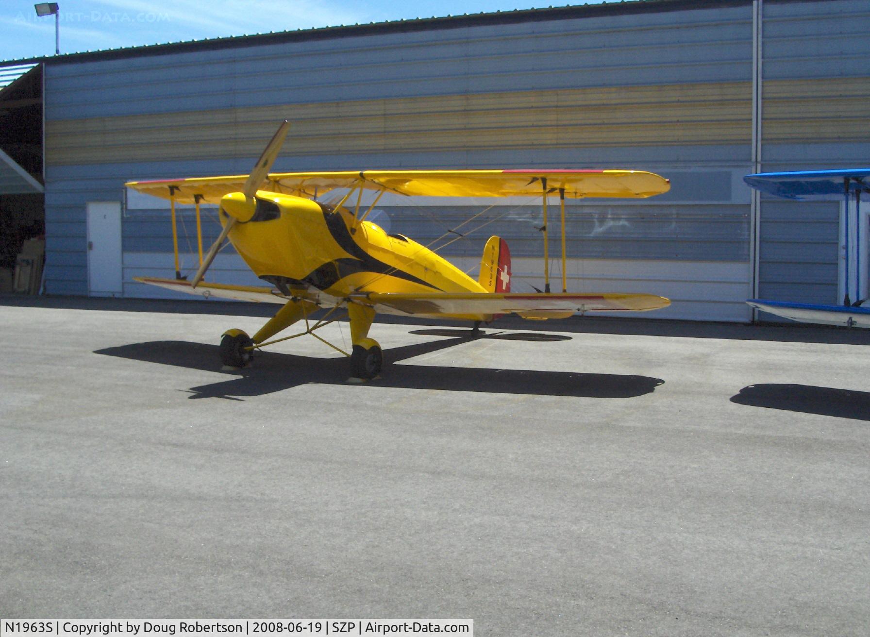 N1963S, 1963 CASA 1-131E Jungmann C/N Not found E3B-616/N1963S, 1963 Bucker-Jungmann 131, Lycoming O&VO-360 180 Hp upgrade