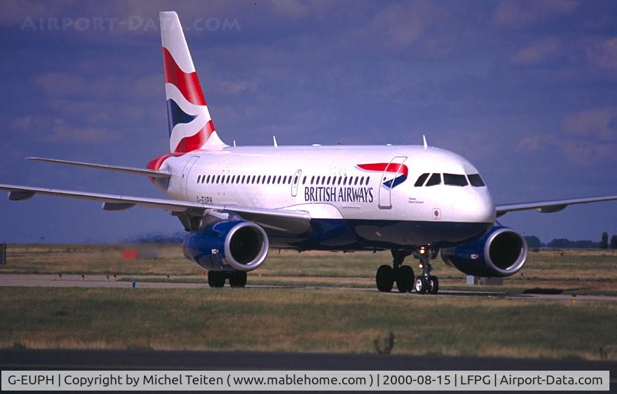 G-EUPH, 2000 Airbus A319-131 C/N 1225, British Airways