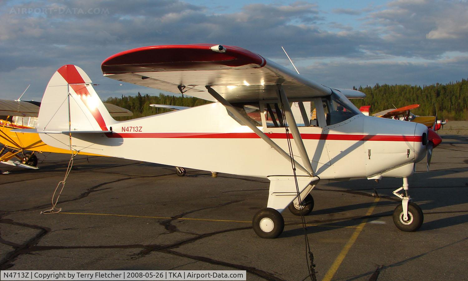 N4713Z, 1961 Piper PA-22-108 Colt C/N 22-8257, Piper Pa-22-108  at Talkeetna