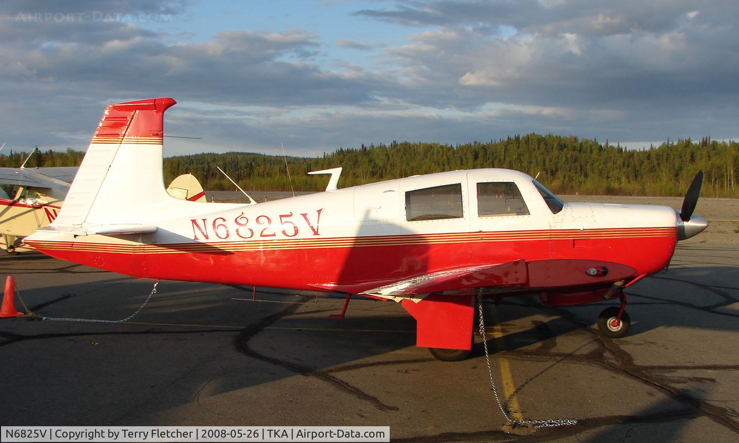 N6825V, 1971 Aerostar M-20E Aerostar 201 C/N 21-0008, Aerostar M20E  at Talkeetna