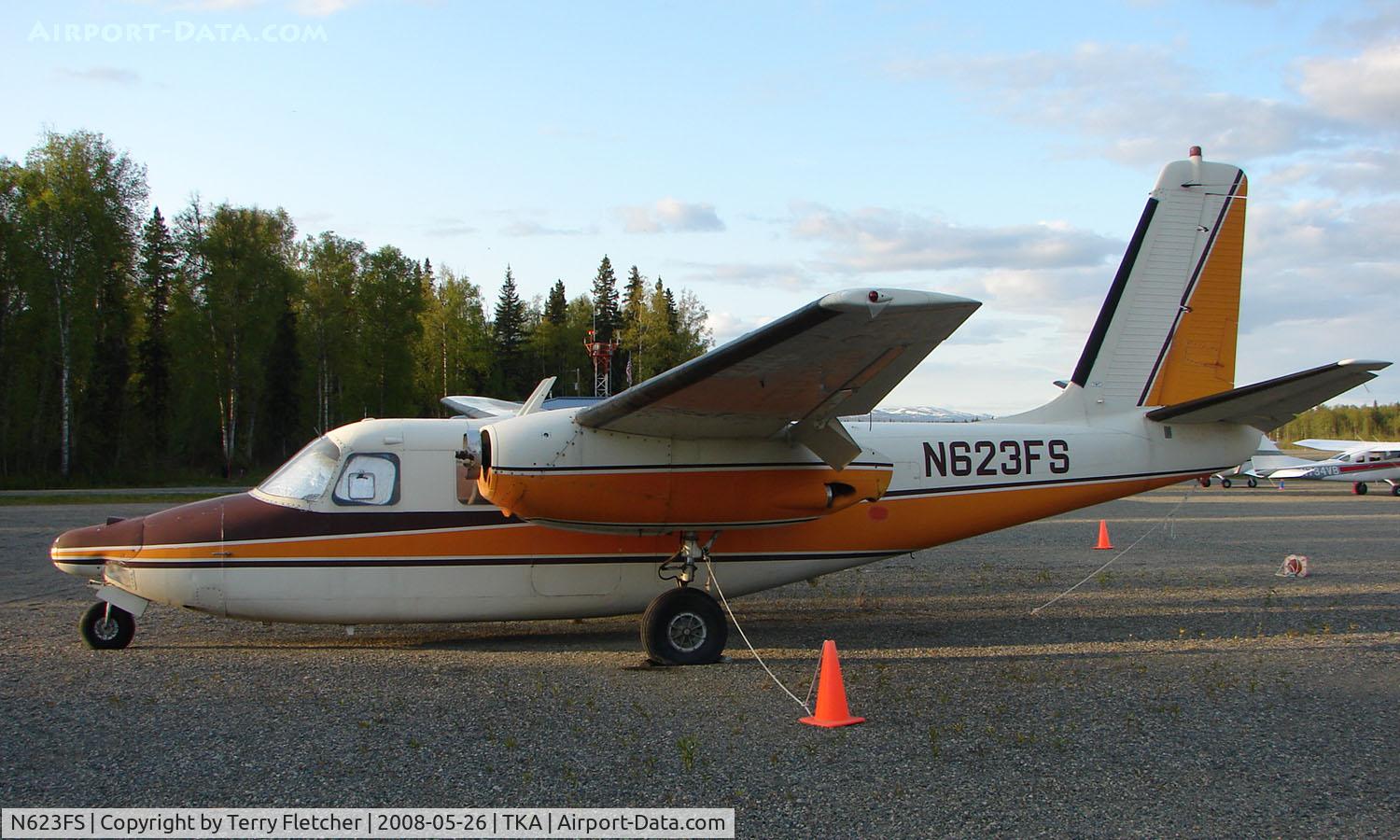 N623FS, 1957 Aero Commander 560-E C/N 578, 1957 Aero Commander 560E at Talkeetna