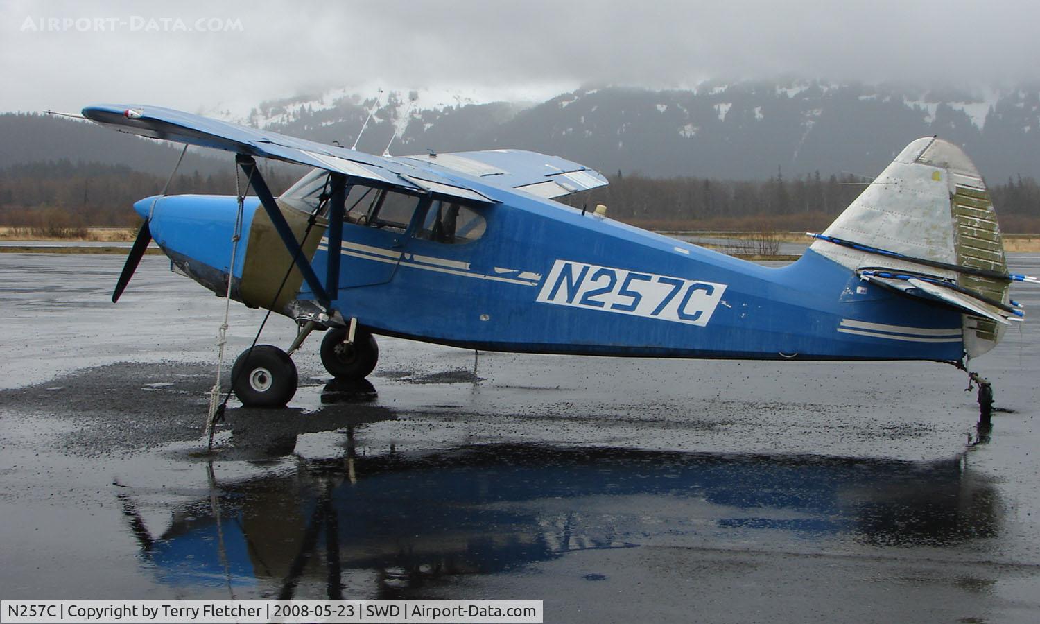 N257C, 1947 Universal Stinson 108-2 C/N 108-3257, 1947 Universal Stinson 108-2 at Seward