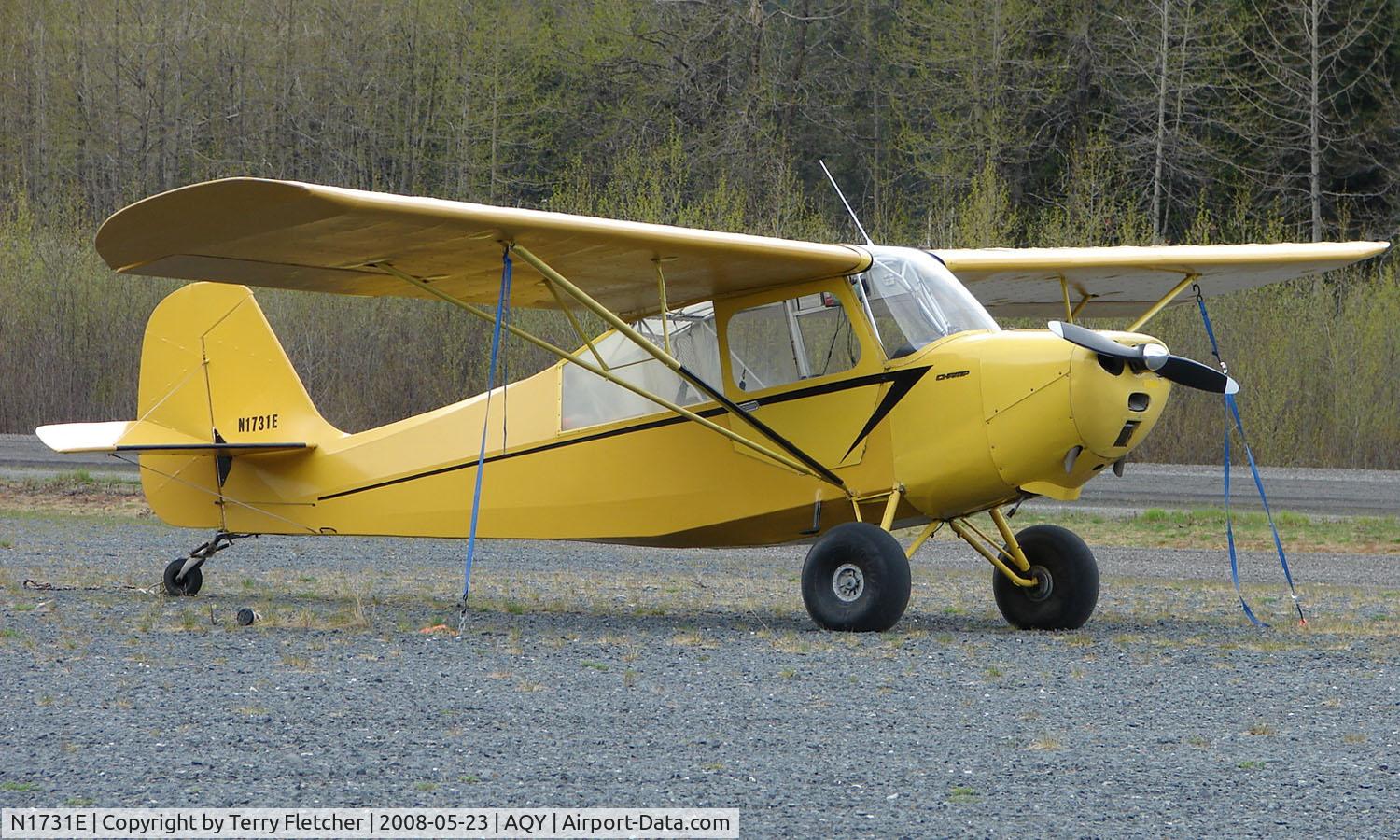 N1731E, 1946 Aeronca 7AC Champion C/N 7AC-5298, 1946 Aeronca 7AC at Girdwood  AK