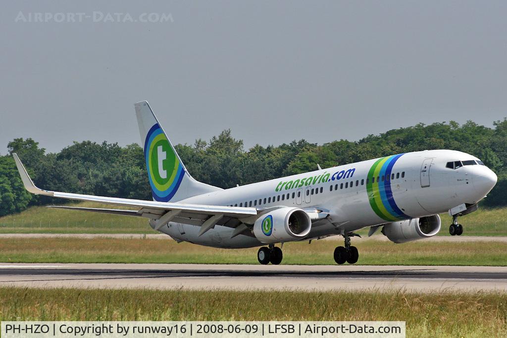 PH-HZO, 2007 Boeing 737-8K2 C/N 34169, Transavia Boeing 737-800 arriving from AMS EURO 08