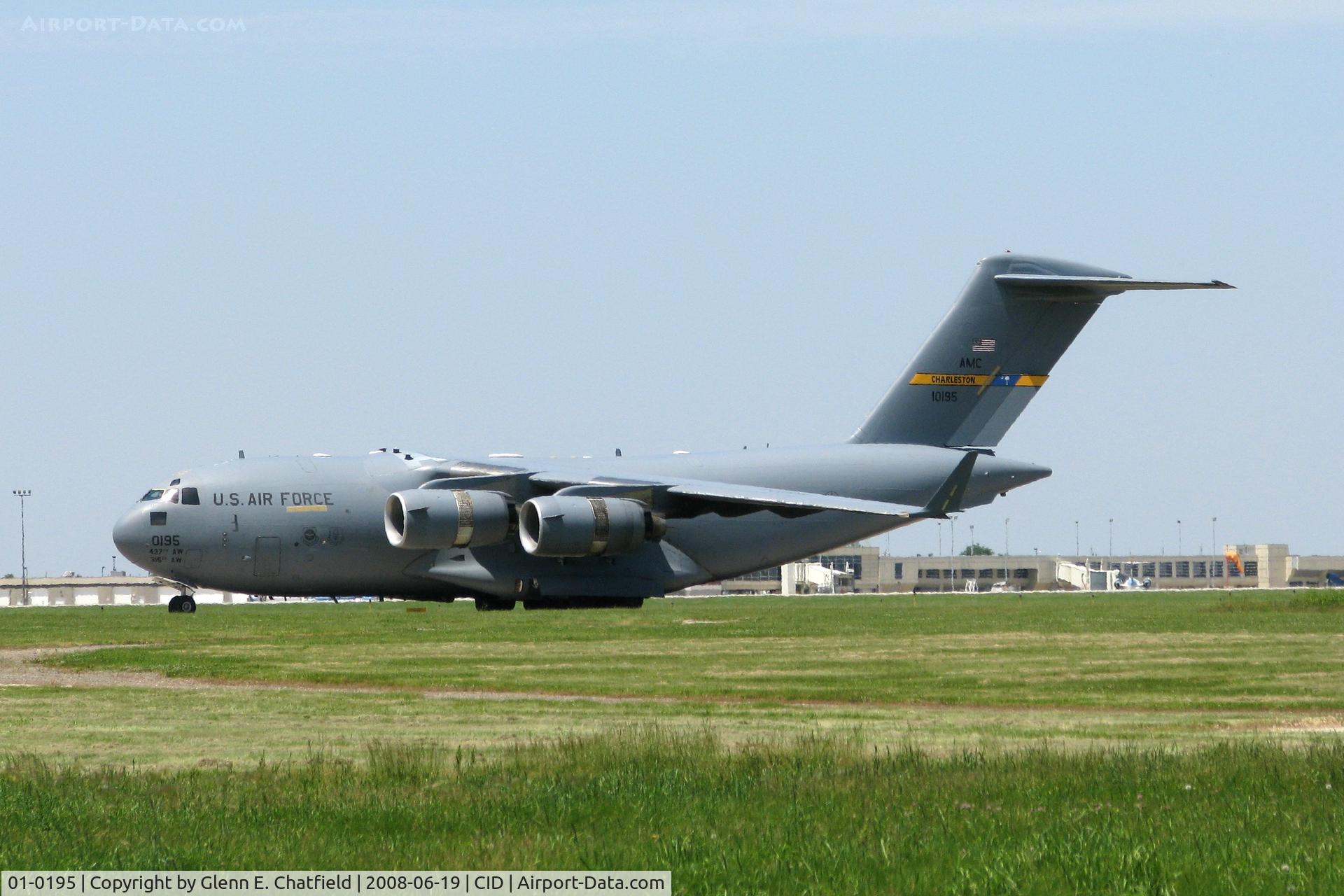 01-0195, 2001 Boeing C-17A Globemaster III C/N P-95, In for Presidential support