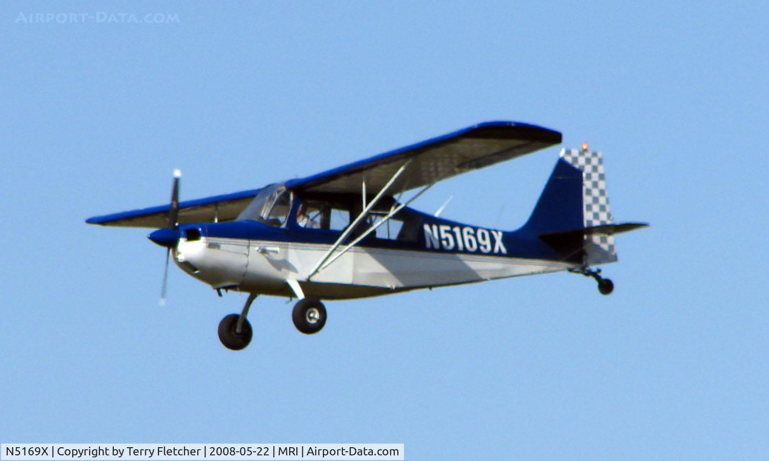 N5169X, 1969 Champion 7ECA Citabria C/N 676, Champion 7ECA at Merrill Field AK
