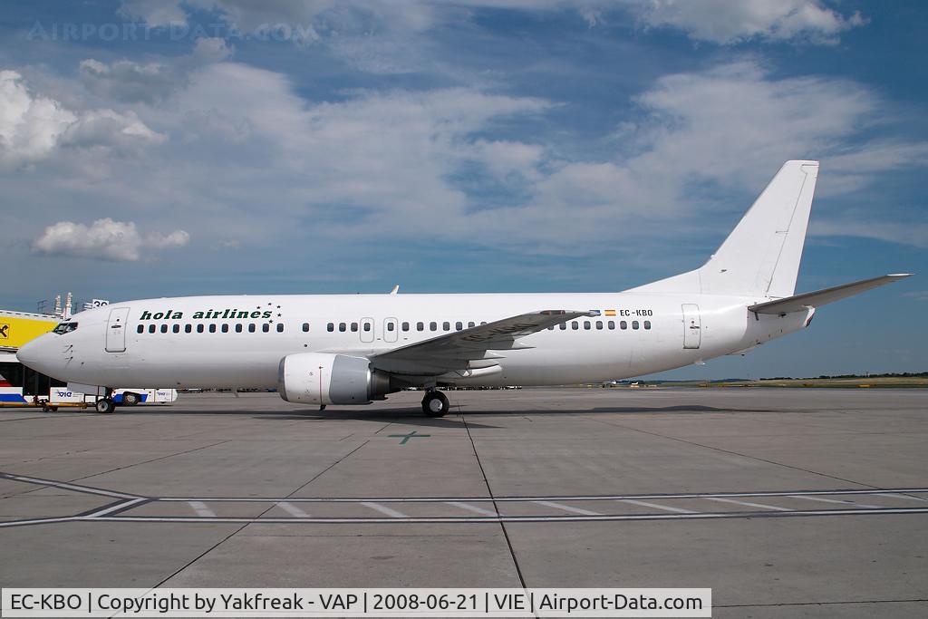 EC-KBO, 1988 Boeing 737-4Y0 C/N 23870, Hola Airlines Boeing 737-400