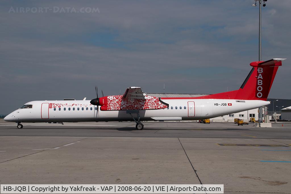 HB-JQB, 2007 De Havilland Canada DHC-8-402Q Dash 8 C/N 4175, Fly Baboo Dash 8-400