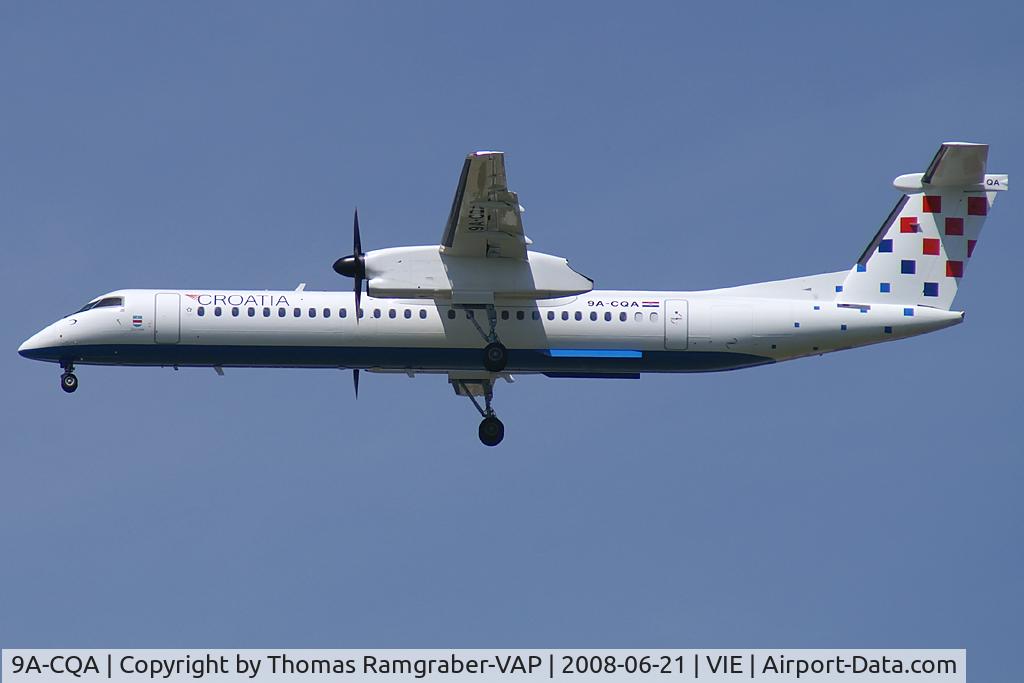 9A-CQA, 2008 De Havilland Canada DHC-8-402Q Dash 8 C/N 4205, Croatia Airlines DeHavilland Canada Dash 8-400