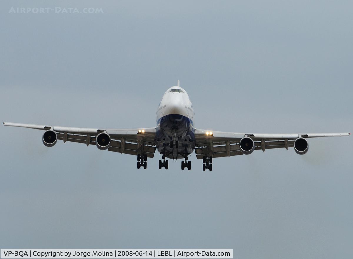 VP-BQA, 1981 Boeing 747-219B C/N 22723, Amazing approach to RWY 25R.