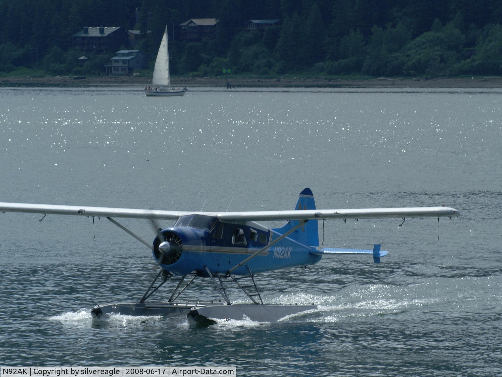 N92AK, 1956 De Havilland Canada DHC-2 Beaver Mk.I (L20A) C/N 1031, N91AK Juneau AK downtown waterfront