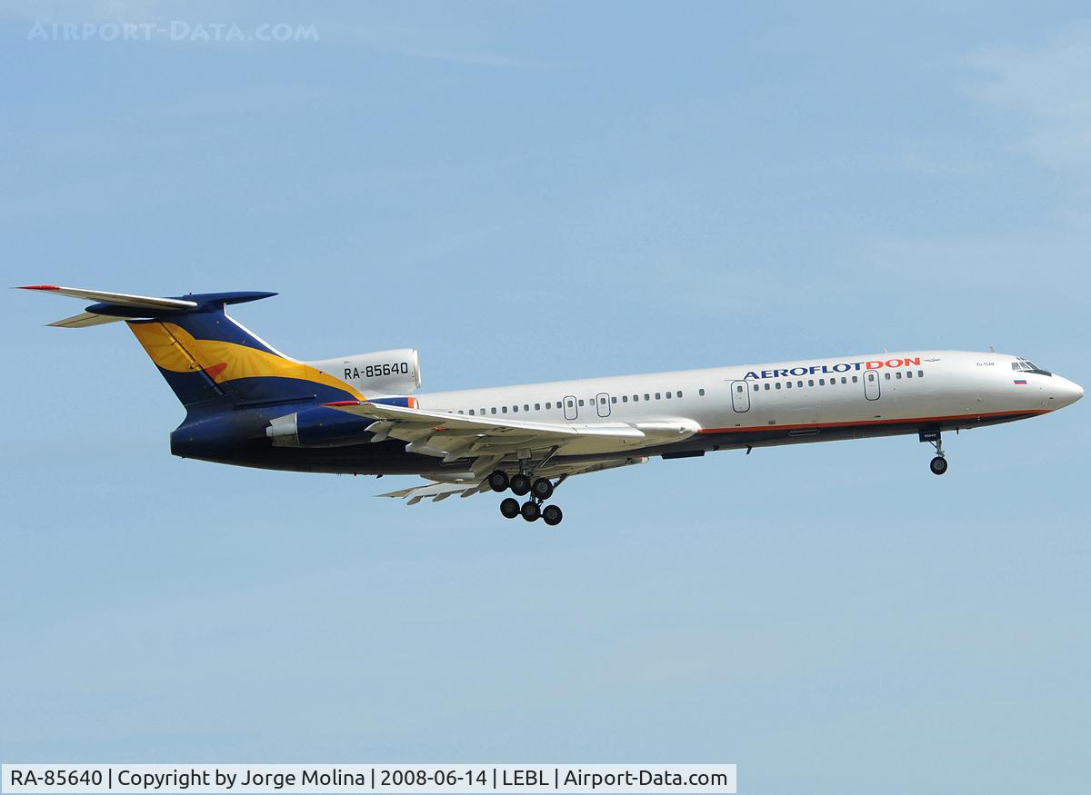 RA-85640, 1988 Tupolev Tu-154M C/N 88A772, Now with new colours...