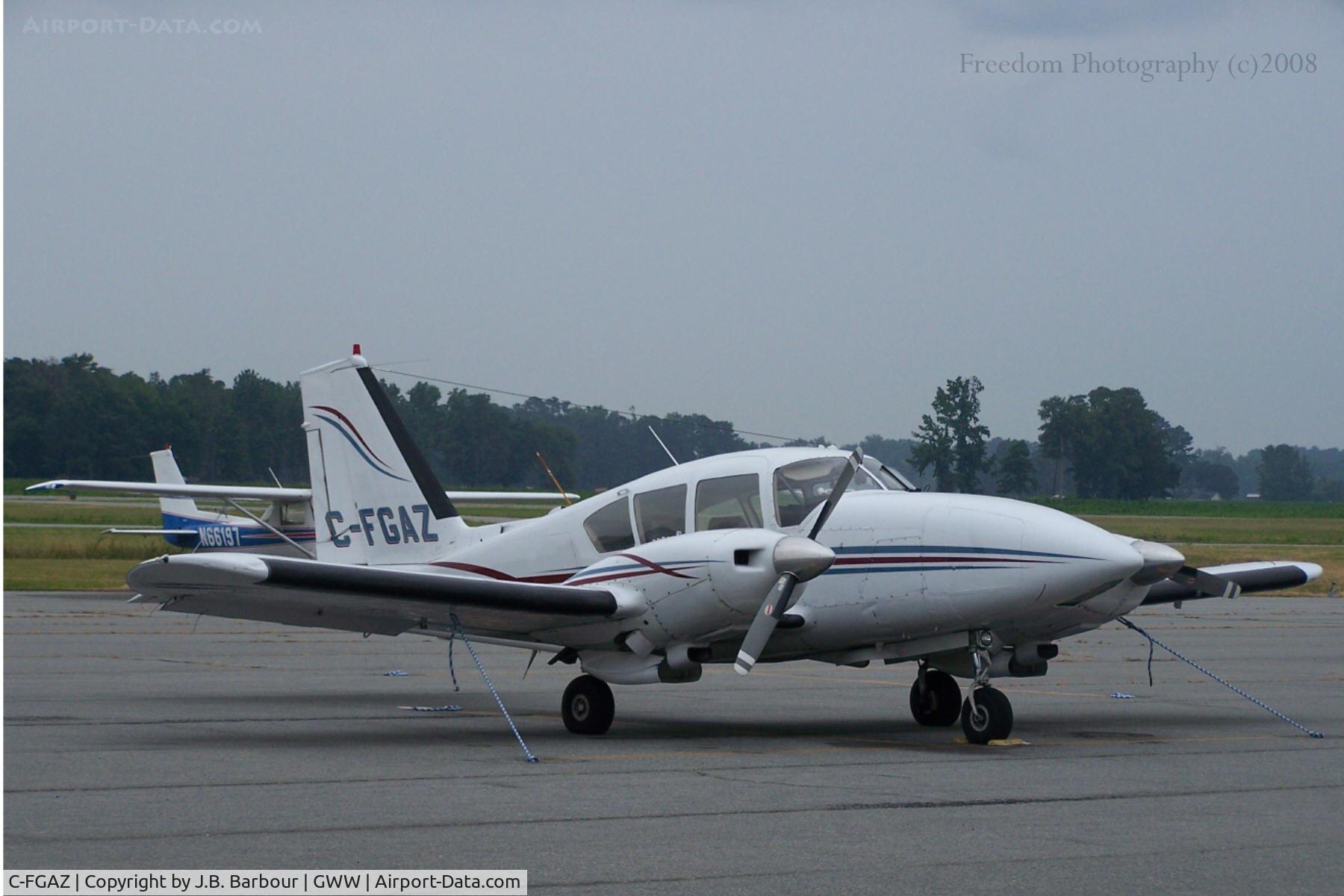 C-FGAZ, 1972 Piper PA-23-250 C/N 27-4861, N/A