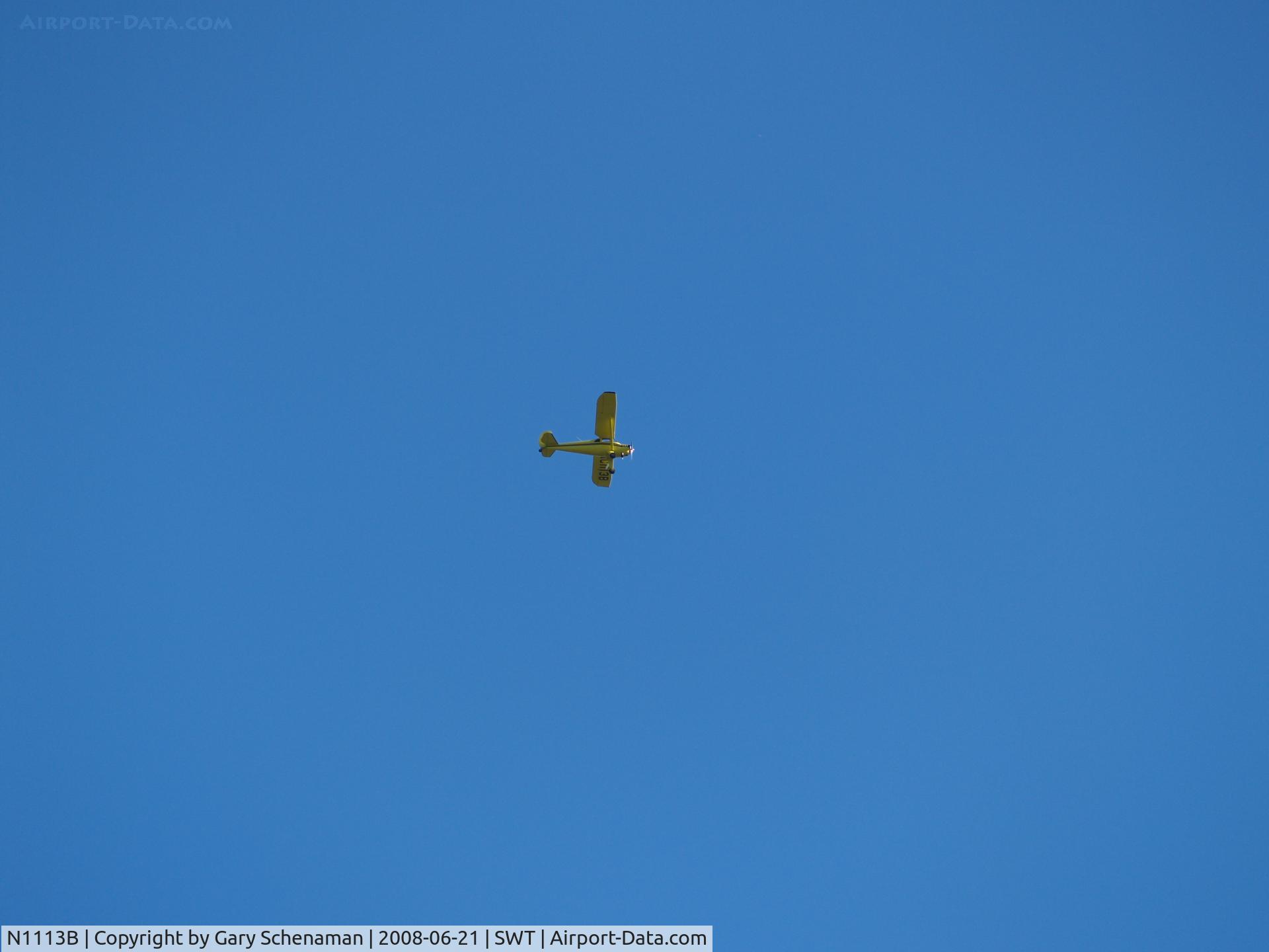 N1113B, 1947 Luscombe 8F Silvaire C/N 5740, FLY OVER SEWARD, NE SOFTBALL TOURNEY