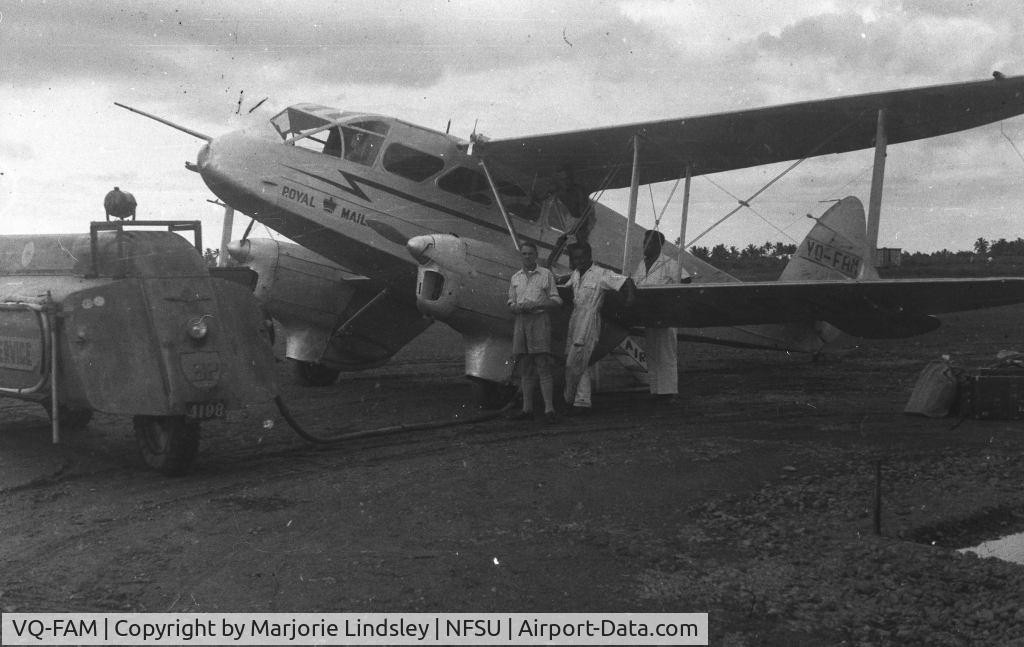 VQ-FAM, 1940 De Havilland DH-89A Dominie/Dragon Rapide C/N 6471, ex G-AKSH
