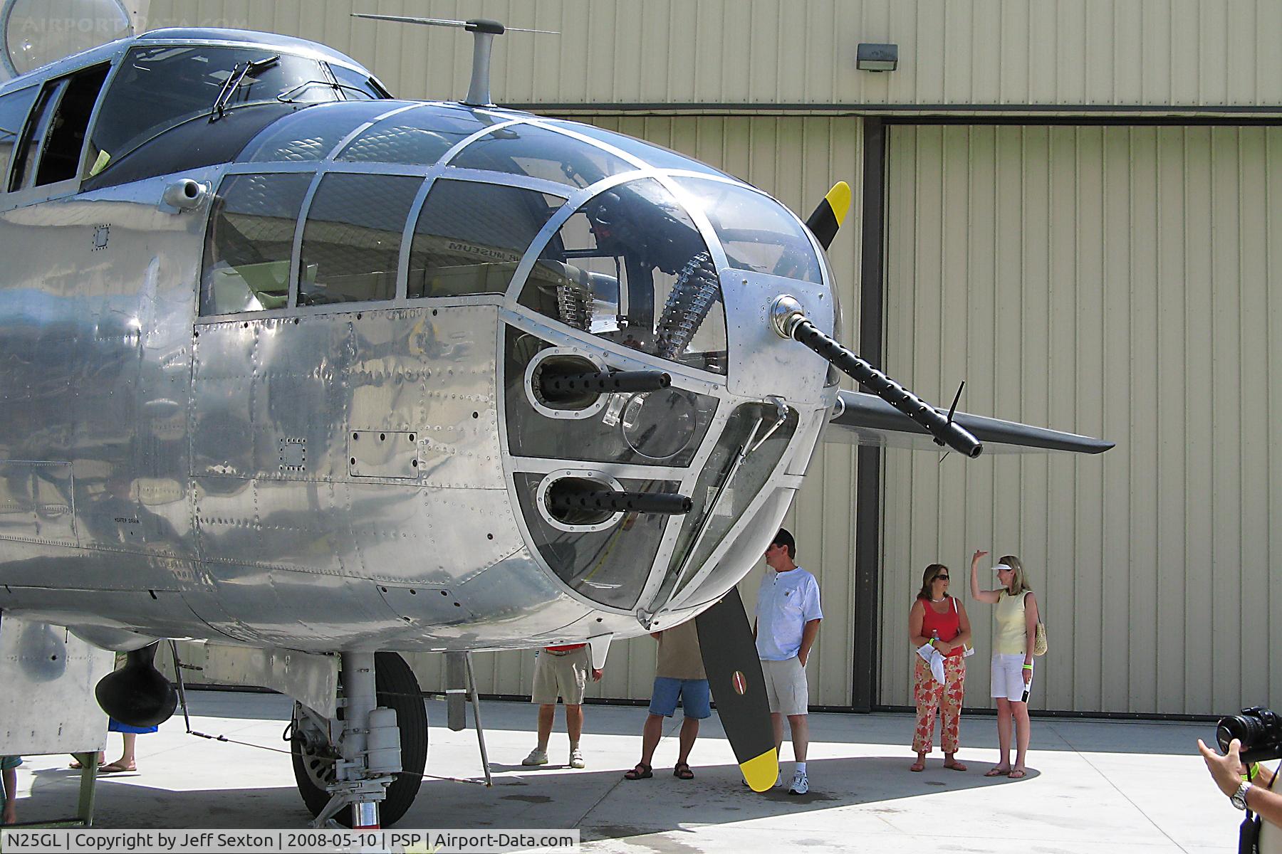 N25GL, 1944 North American TB-25N Mitchell C/N 44-29465 (108-32740), Front Gun Position
