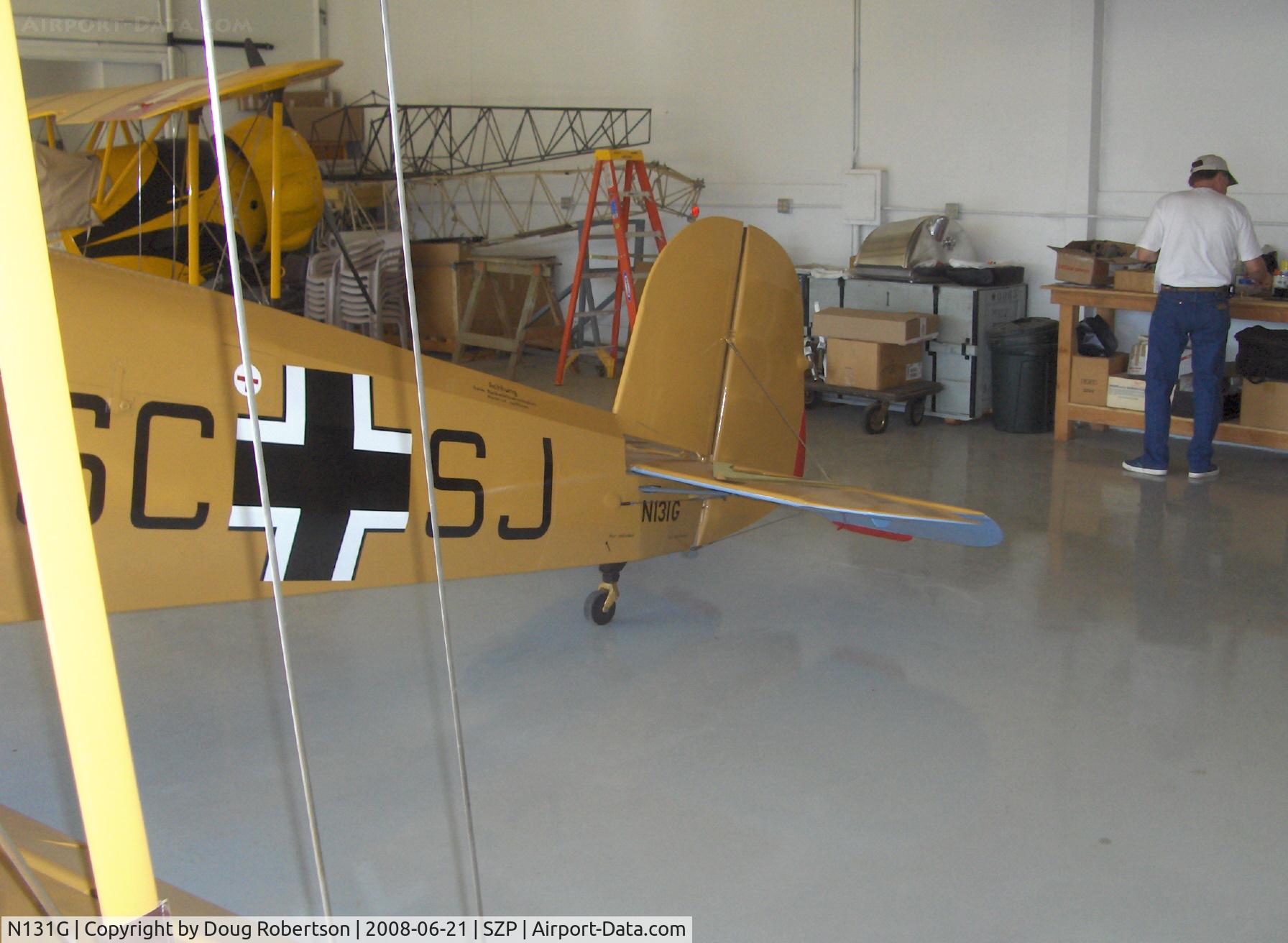 N131G, 1959 CASA 1-131 Jungmann C/N E3B-391, 1959 C.A.S.A. 1.131 Bucker-Jungmann, LOM 332AK 140 Hp inverted 4 cylinder engine, tail