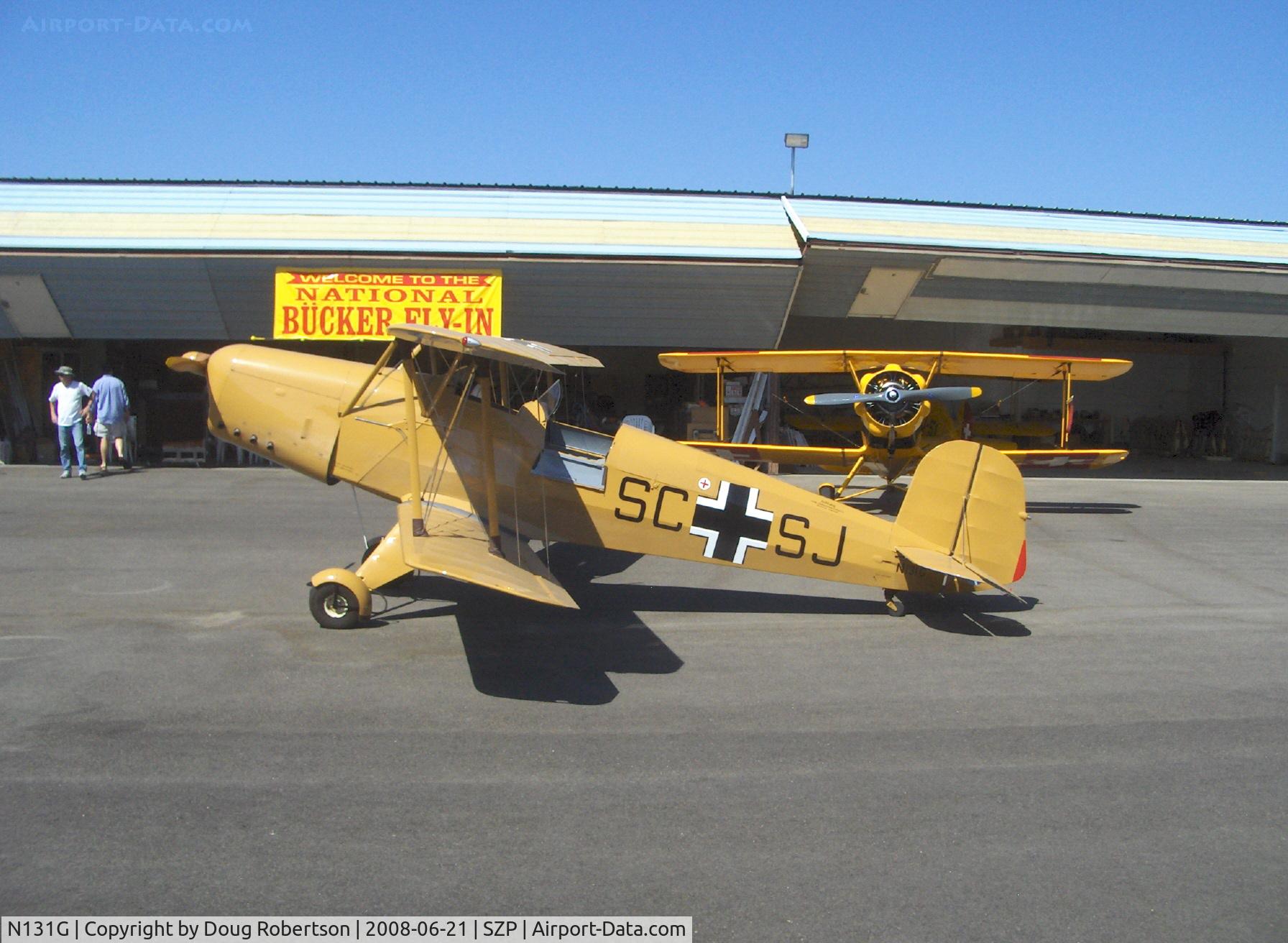 N131G, 1959 CASA 1-131 Jungmann C/N E3B-391, 1959 C.A.S.A. 1.131 Bucker-Jungmann, LOM 332AK 140 Hp inverted 4 cylinder engine