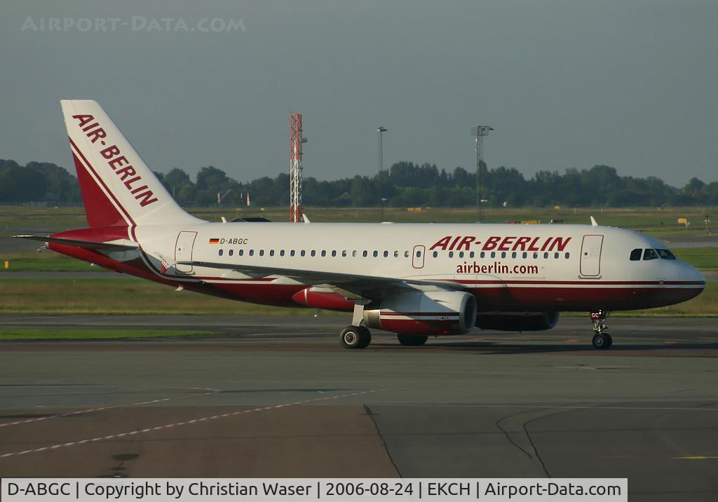 D-ABGC, 2005 Airbus A319-132 C/N 2468, Air Berlin, old colours