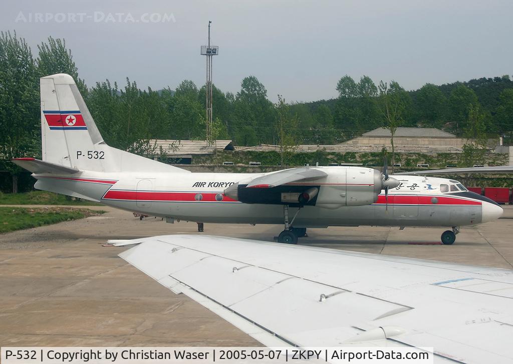 P-532, 1975 Antonov An-24RV C/N 47309707, Air Koryo Antonov-24