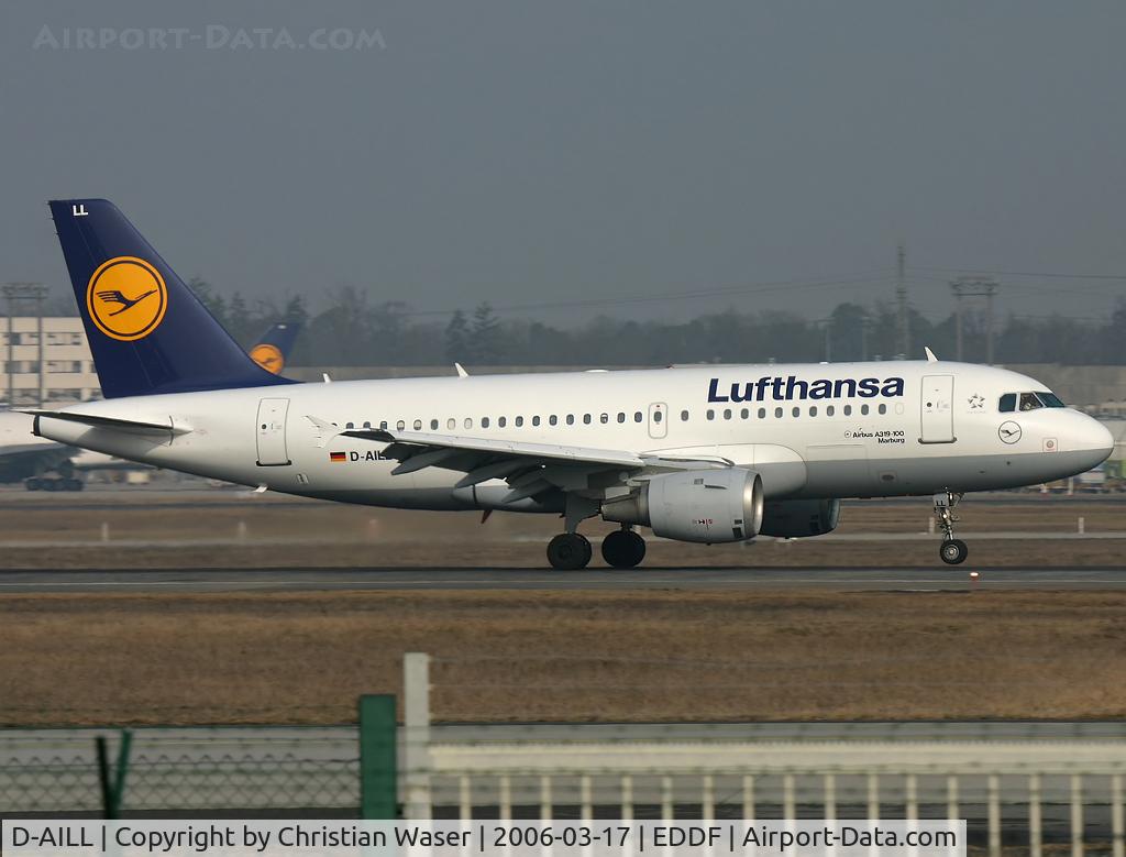 D-AILL, 1997 Airbus A319-114 C/N 689, Lufthansa