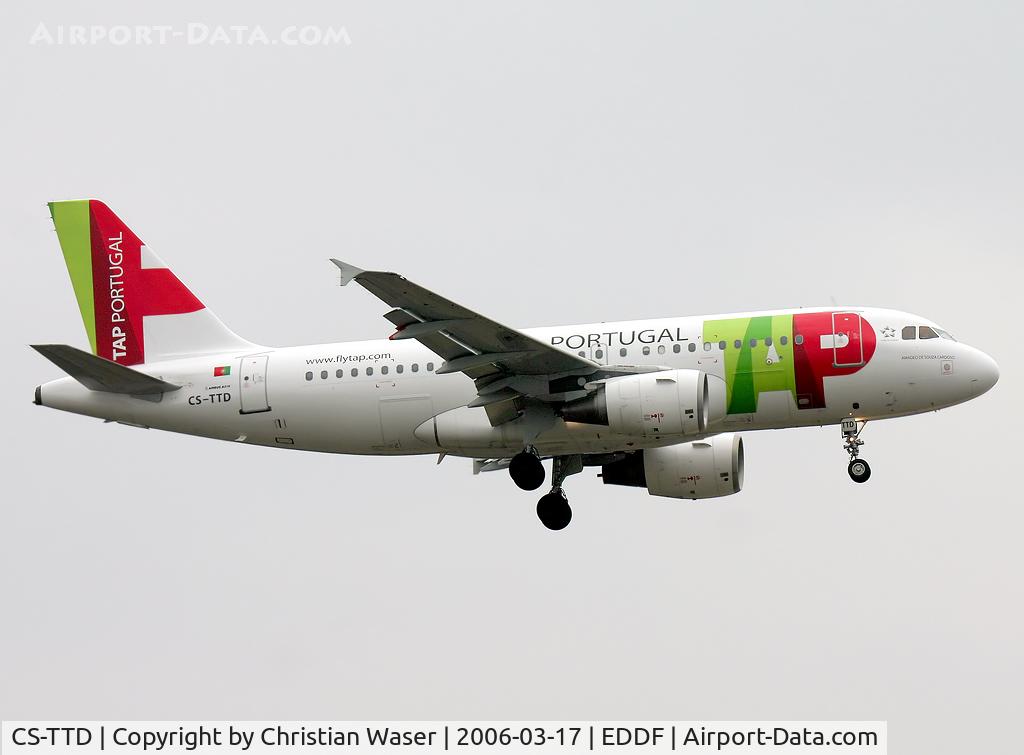 CS-TTD, 1998 Airbus A319-111 C/N 790, TAP Air Portugal