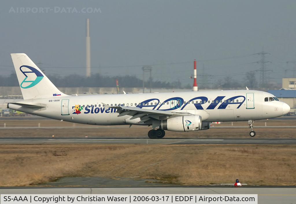 S5-AAA, 1988 Airbus A320-231 C/N 0043, Adria