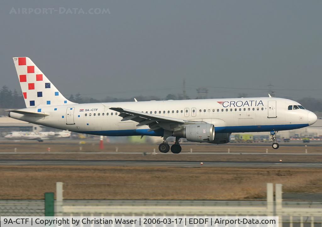 9A-CTF, 1991 Airbus A320-211 C/N 258, Croatia