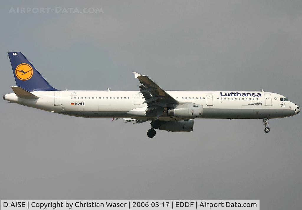 D-AISE, 2000 Airbus A321-231 C/N 1214, Lufthansa