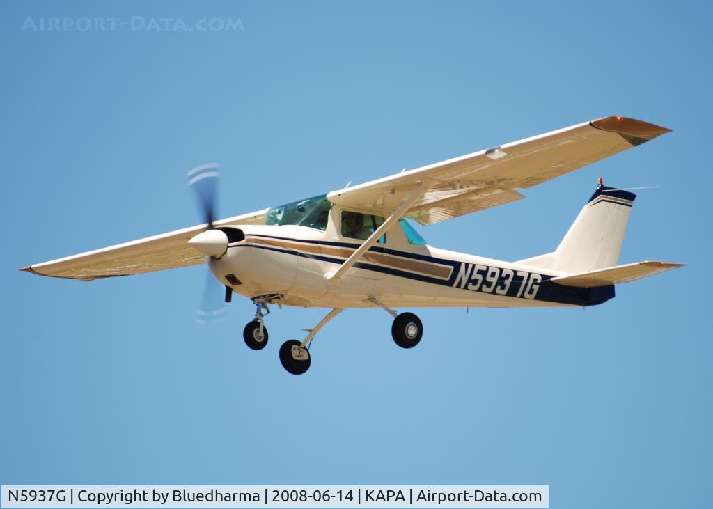 N5937G, 1969 Cessna 150K C/N 15071437, On final to 17L.
