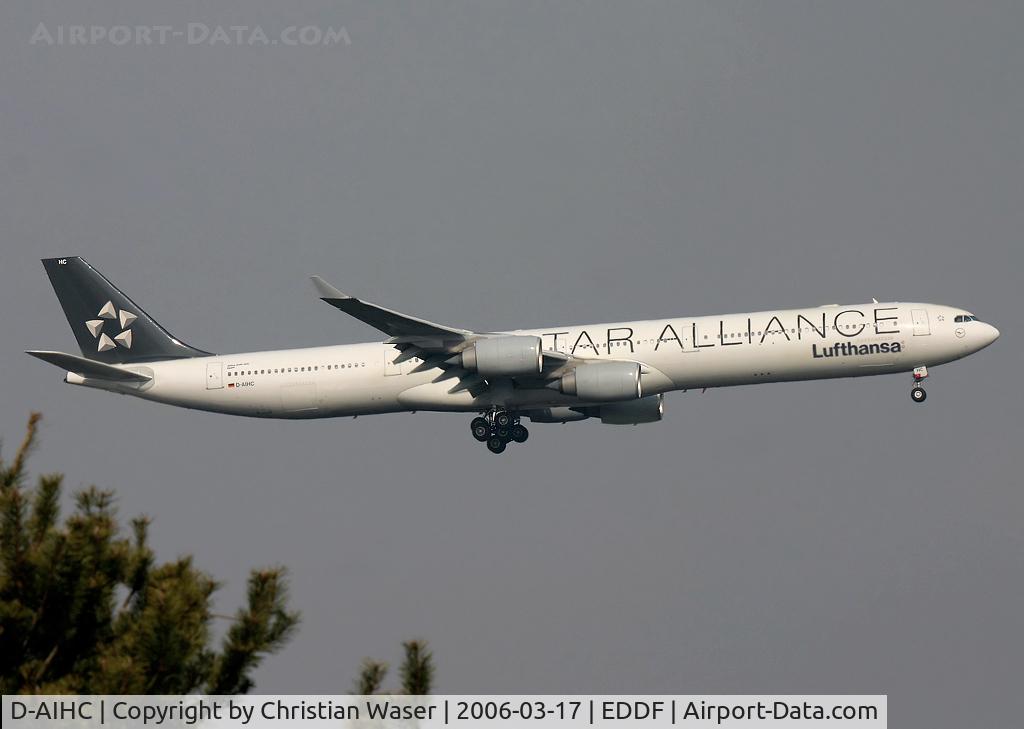 D-AIHC, 2003 Airbus A340-642 C/N 523, Lufthansa