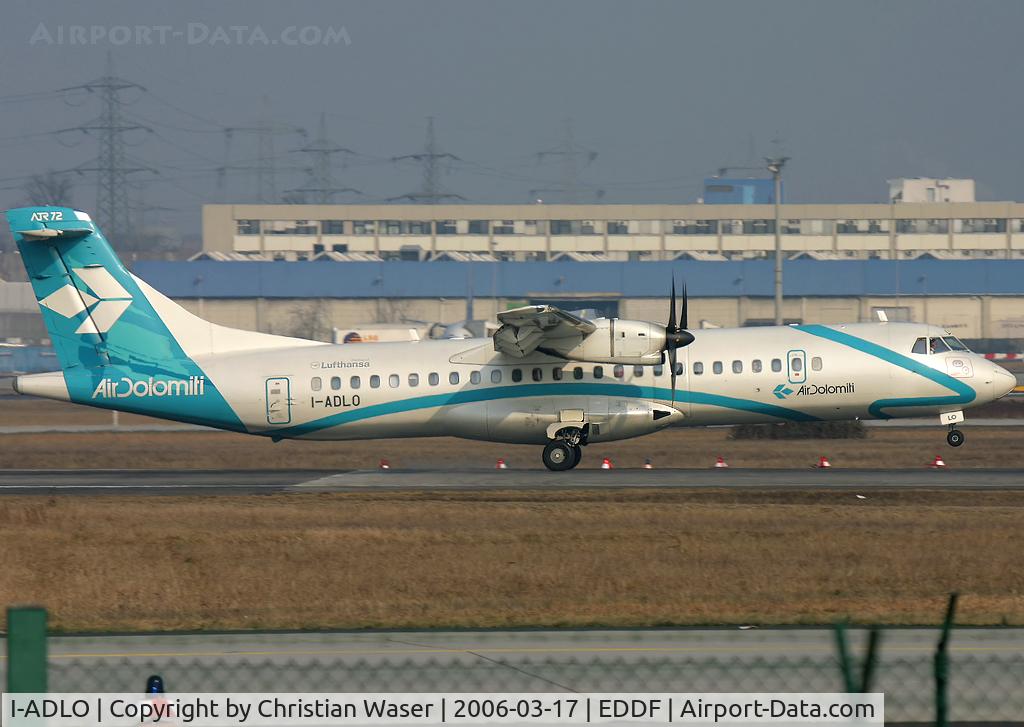 I-ADLO, 1999 ATR 72-212A C/N 585, Air Dolomiti ATR-72