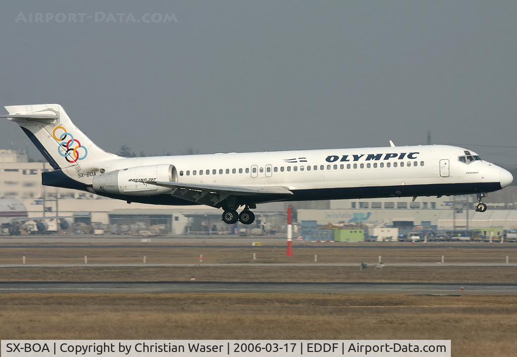 SX-BOA, 1999 Boeing 717-2K9 C/N 55056, Olympic B717