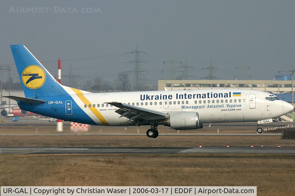 UR-GAL, 1988 Boeing 737-341 C/N 24275, Ukraine International