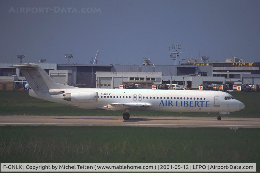 F-GNLK, 1990 Fokker 100 (F-28-0100) C/N 11307, Air Liberté