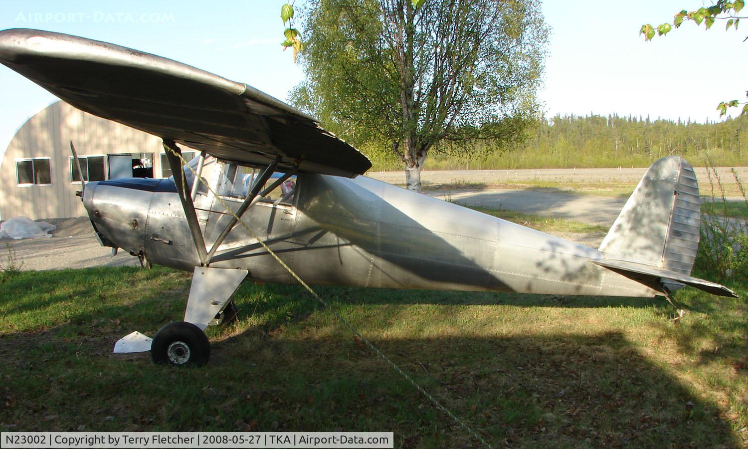 N23002, Silvaire LUSCOMBE 8A C/N 929, Luscombe 8A at Talkeetna
