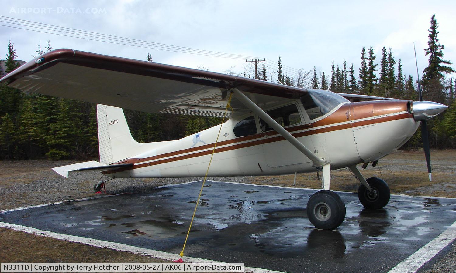 N3311D, 1955 Cessna 180 C/N 32109, Cessna 180 at Denali AK