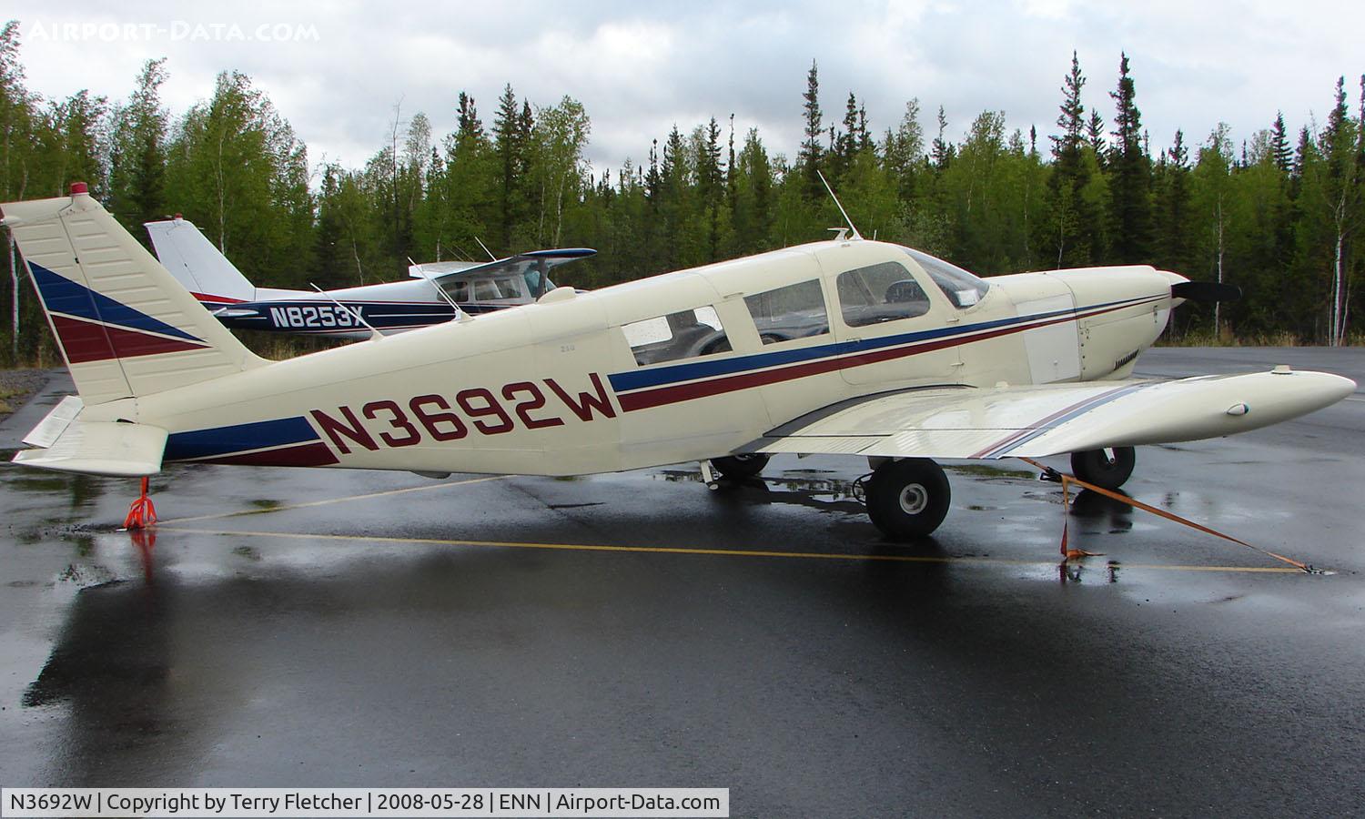 N3692W, 1966 Piper PA-32-260 Cherokee Six C/N 32-603, Pa-32-260 at Nenana Muni AK