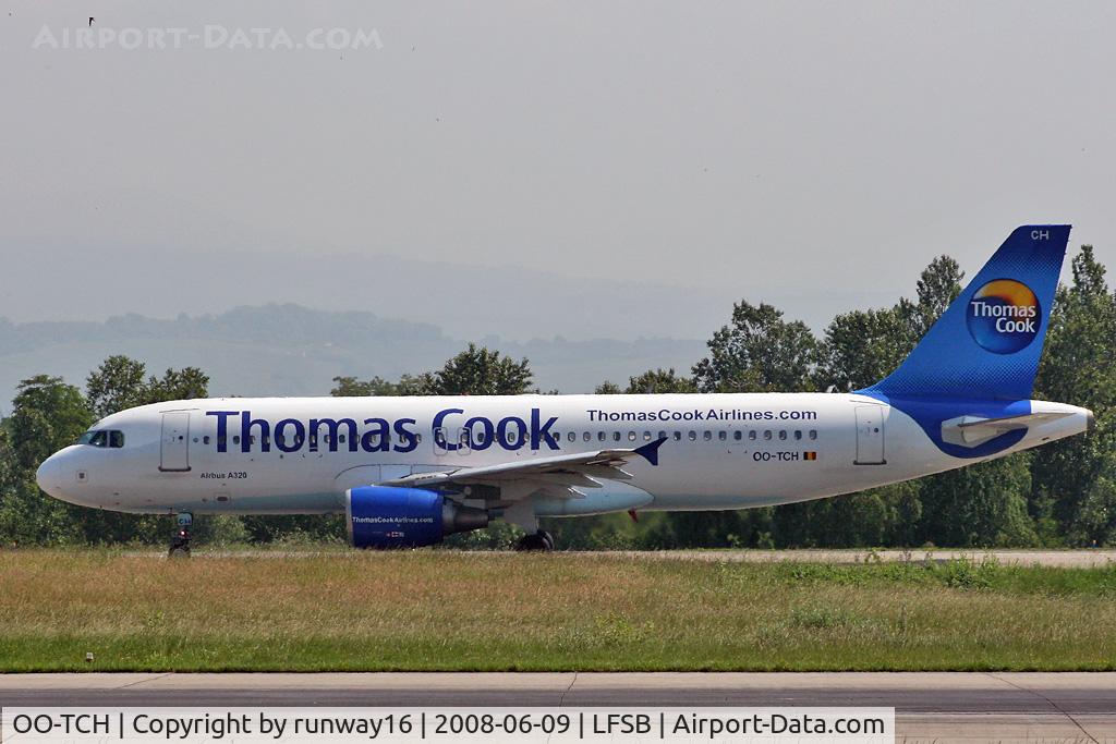 OO-TCH, 2003 Airbus A320-214 C/N 1929, taxi on bravo