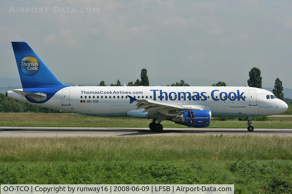 OO-TCO, 2000 Airbus A320-214 C/N 1306, arriving from AMS EURO 08