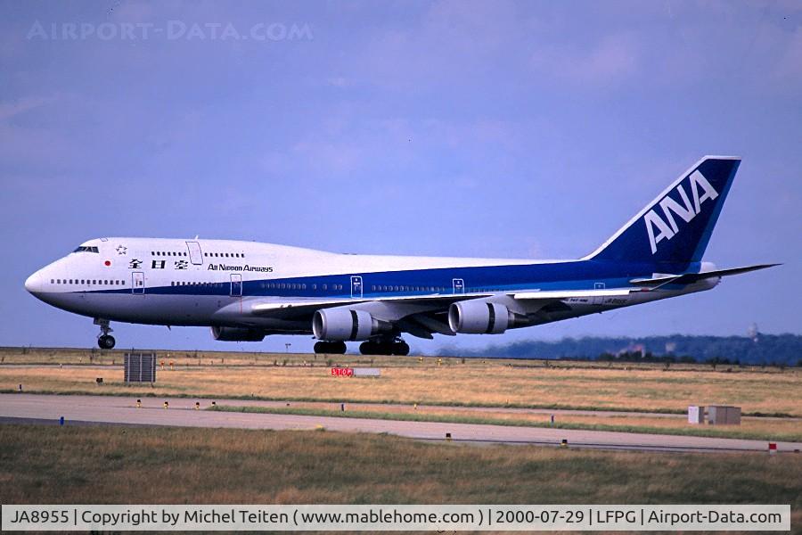 JA8955, Boeing 747-481 (D) C/N 25639, All Nippon Airways