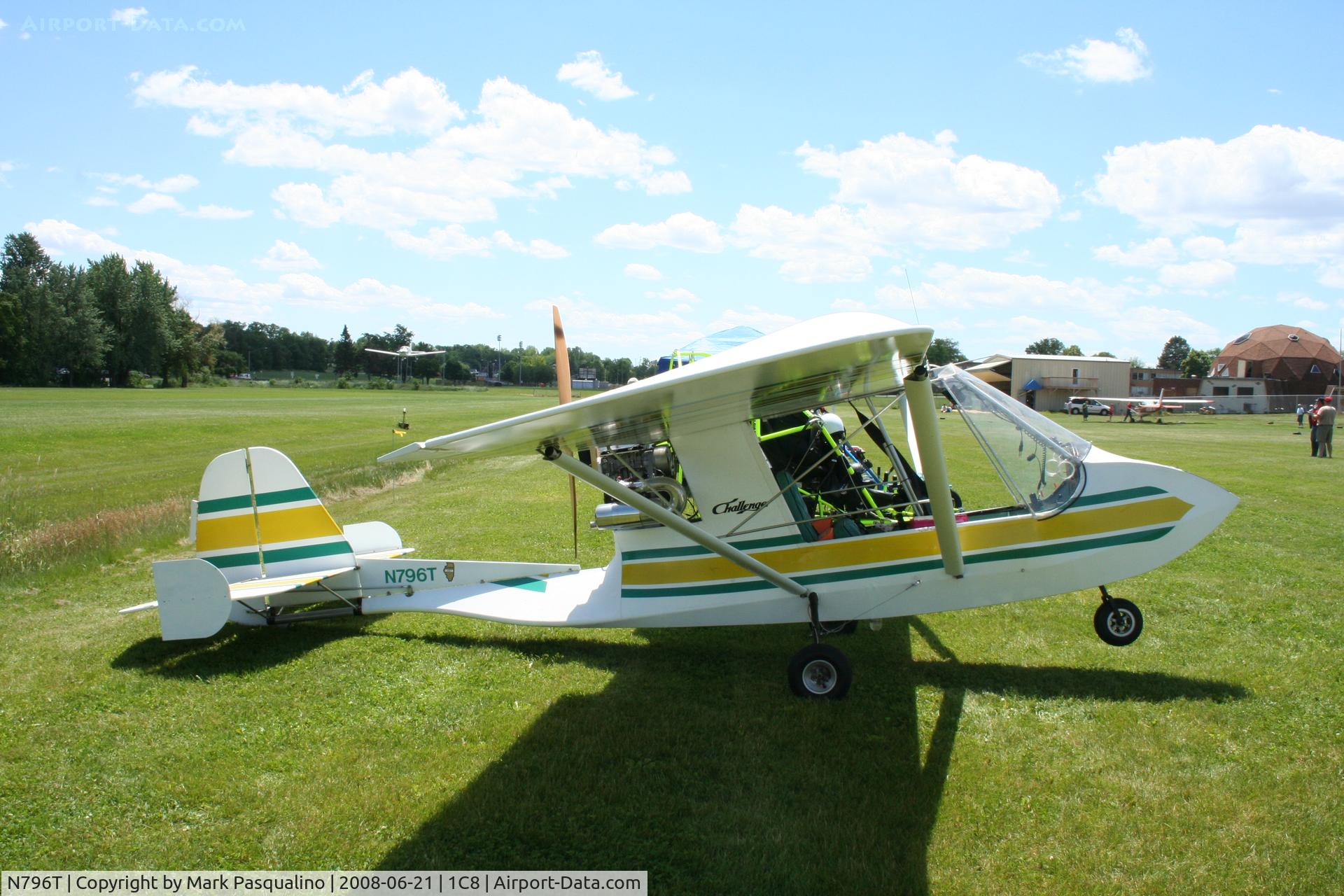 N796T, Teater C W Jr/teater I L CHALLENGER II SPEC C/N CH2-0496-CW1478, Challenger II